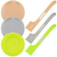 thumbnail image 1 of 6Pcs Cat Food Can Lid Cover Pet Food Can Cover Wet Cat Food Spoon Dog Can Lids, 1 of 6