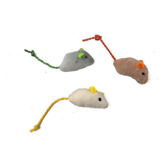 6Pcs Cat Toys Plush Mouse Pet Mice Toys Cat Fake Mouse Toy Cat Biting