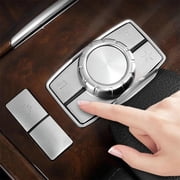 6Pcs Center Console Multimedia Button Trim Cover For Benz E Class W212 2010-2015