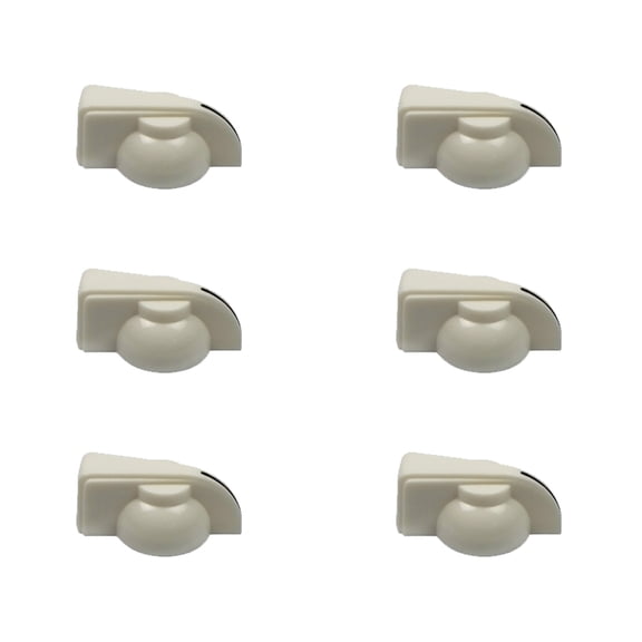 6Pcs Chicken Head Knobs Effects Pedal Amplifier Knobs Guitar Volumes Control Tone Knobs Guitar Replacement Parts