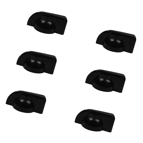 6Pcs Chicken Head Knobs Effects Pedal Amplifier Knobs Plastic Guitar Volumes Control Tone Knobs Guitar Replacement Parts