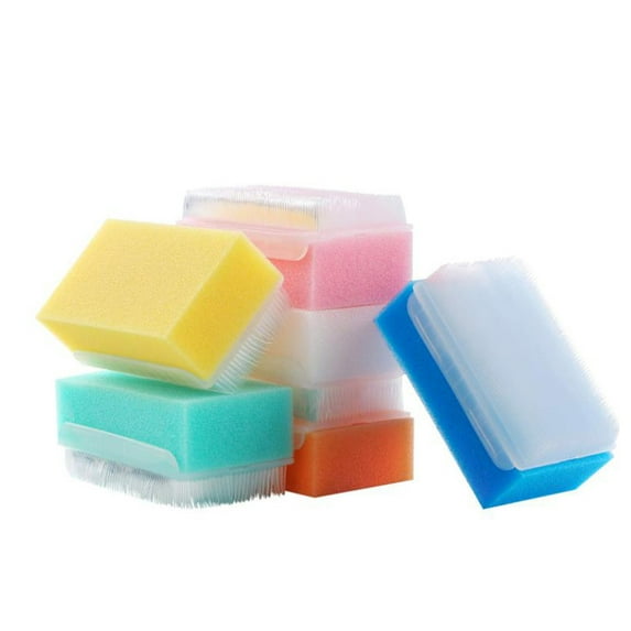 6Pcs Children Baby Bath Sponge Brush Adult Baby Body Wash Brush Clean Brush