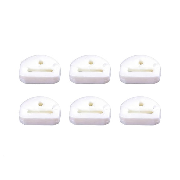 6Pcs Classical Guitar String Retainer Guitars String Ties Bridge Beads Rollers Strings Trees for Folk Guitar