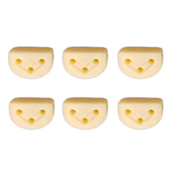 6Pcs Classical Guitar String Retainer Rollers String Trees Guitar String Ties Bridge Beads for Acoustic Guitar Part