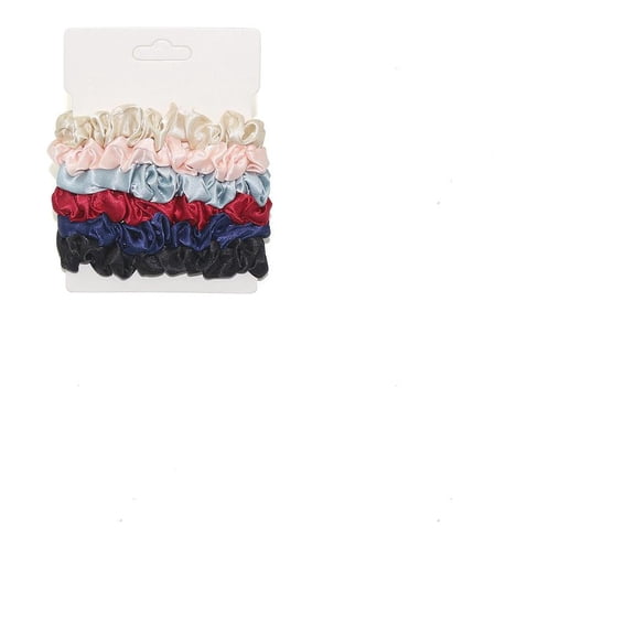 6Pcs Cloth Elastic Hair Accessories for Women Scrunchie/Scrunchy Hair Ties Flower/Polka Dot/None Pattern Mixed Color 120mm DIY