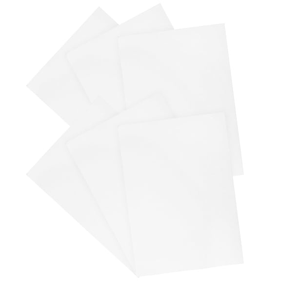 BESTYASH 6-Pack White Water Soluble Stabilizing Support Non-Woven Fabrics for Sewing and Design Projects