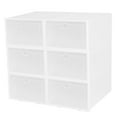 thumbnail image 1 of 6Pcs Collapsible Stackable Shoe Box, 1 of 8