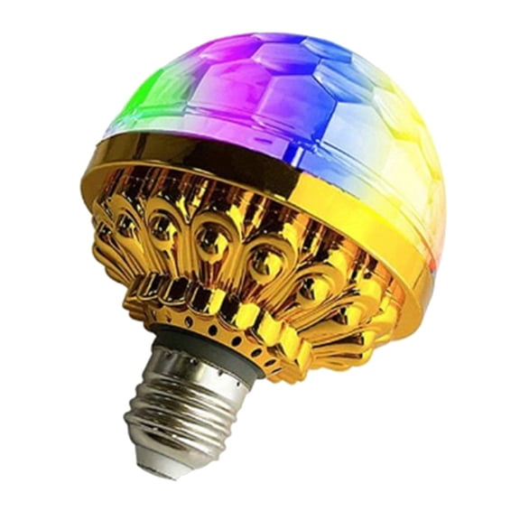 6Pcs Colorful Rotating Magic Ball Lamp RGB LED Without Sockets Lights Disco Ball for Dance Parties DJ Atmosphere Light