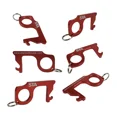 thumbnail image 1 of 6Pcs Contactless Keychain No Touch Hand Tool Anti-Microbial Keychain, 1 of 6