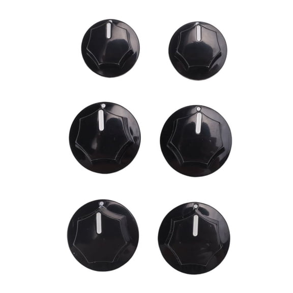 6Pcs Control Knob Volume Audio Control Knobs for Electric Guitar Parts