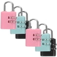 thumbnail image 1 of 6-Pack Multi-Function Padlocks for Lockers, Children’s , Convenient Locking Supply Set, 1 of 6