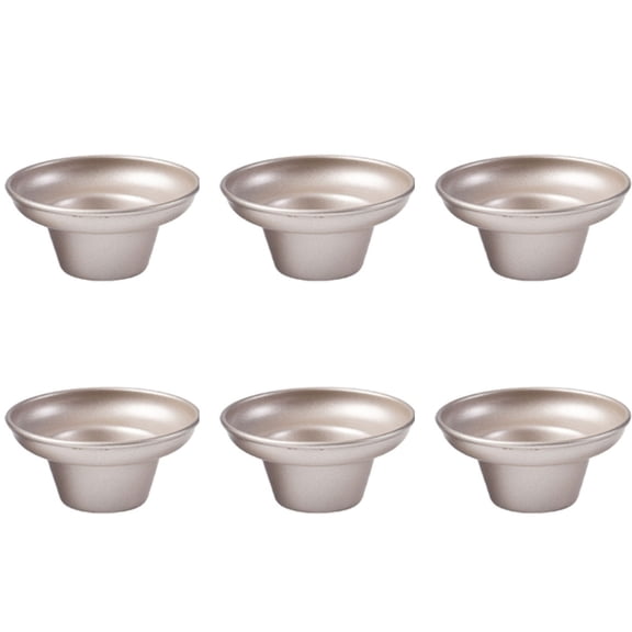 6Pcs Creative Cake Pan for Fun Kitchen Baking Versatile Golden Mushroom Baking Molds for Cakes, Brownies, and Snacks