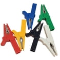 thumbnail image 1 of 6Pcs Crocodile Clips Fully Insulated Safety Crocodile Clips Electrical Testing, 1 of 8