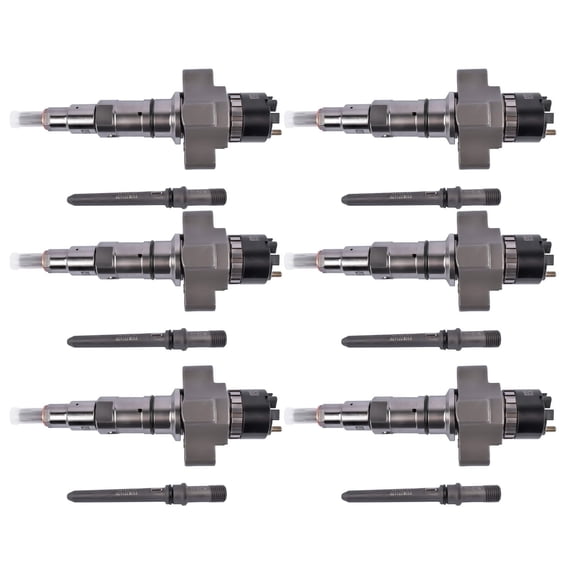 6Pcs Cummins Diesel Fuel Injectors - 8.9L ISC/ISL Engines - OEM 5579407/5579409/5579409PX/2872331 - Fuel System Replacement