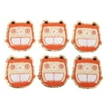 6Pcs Cute Bus Embroidered Patches Applique Embroidered Sew On Iron On