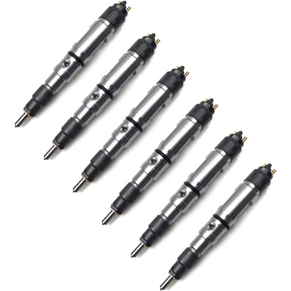 6Pcs Diesel Common rail Fuel Injector 0445120415 Compatible with Heavy truck Man MC13 Bosch