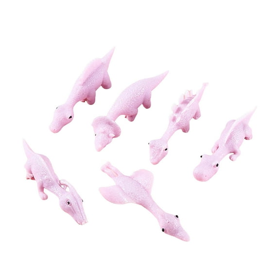 6Pcs Dinosaur Finger Toys Stretchy Finger Flying Dinosaur Toys Funny Rubber Stretchable Flick Rubber Animals Flying Dinosaur Toys Party Favours Goodie Bag (Random Color 6 Cm Rot Games Sausage