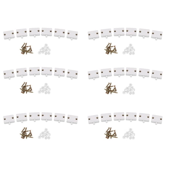 6Pcs Door Led Switch for Closet Light,Electrical Lamp Switches,White