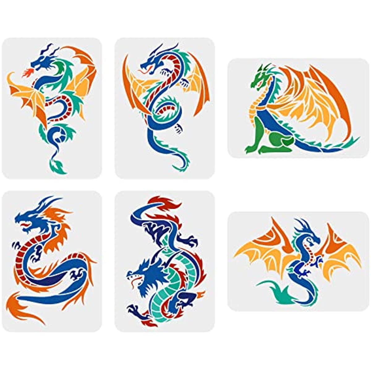 chinese dragon pumpkin stencils