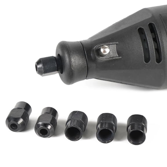 6Pcs Drill Chuck Parts Rotary Tools Chuck Nut Power Tool Parts Zinc Alloy Nuts M8X0.75Mm Abrasive Parts Smile Home