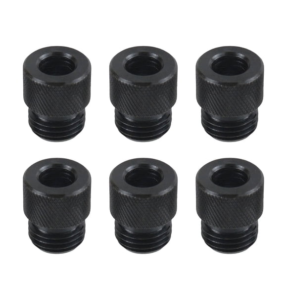 6Pcs Drill Guide Bushings Carbon Steel For 2-10mm Hole Drilling In Metal Projects