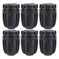 thumbnail image 1 of 6Pcs Drip Line Irrigation Hose Connectors,1/2 Inch Drip Irrigation Fittings,1/2 Irrigation Fittings, Easy Installation,Leak-proof Lock Design,Compatible with Various Drip Systems(Black,0.5x0.62"), 1 of 9