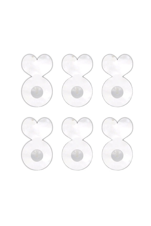 6Pcs Earring Lifters Acrylic Earplug Earring Lifters for Earring Back Ear Lobes Earring Lifter for Heavy Earrings