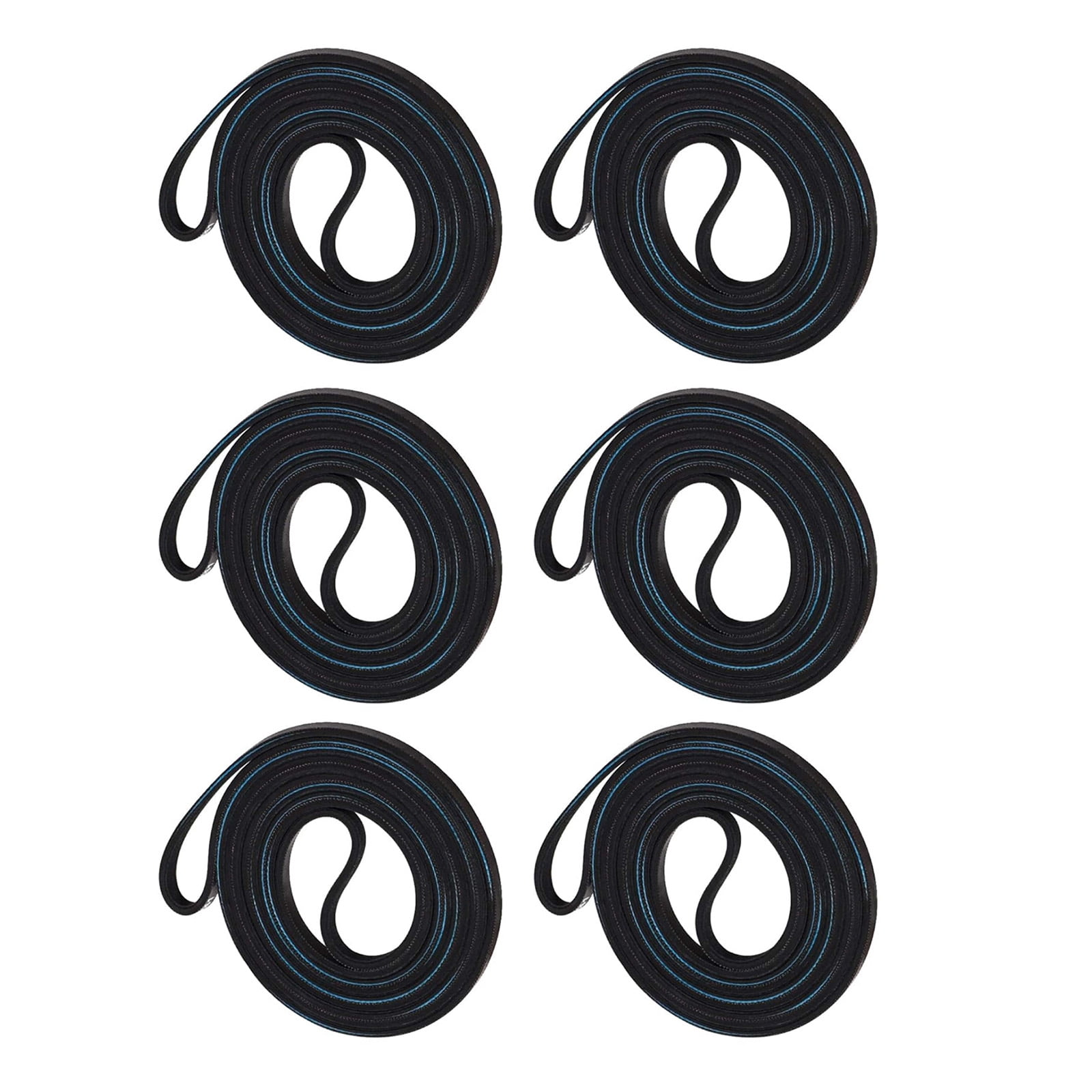6Pcs Easy-to-Install Dryer Belt Kit for Solving Start-Up Issues For Major Appliance Brands