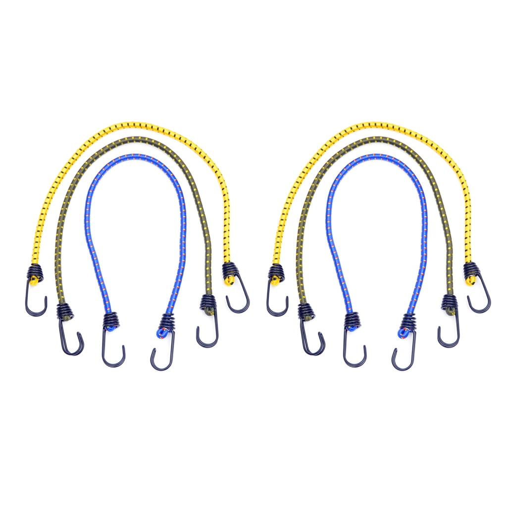 6lots Heavy Type Luggage Strap Flexible Bungee Cord Stretchable Luggage Tie for Home, and Adventure Gear Tying