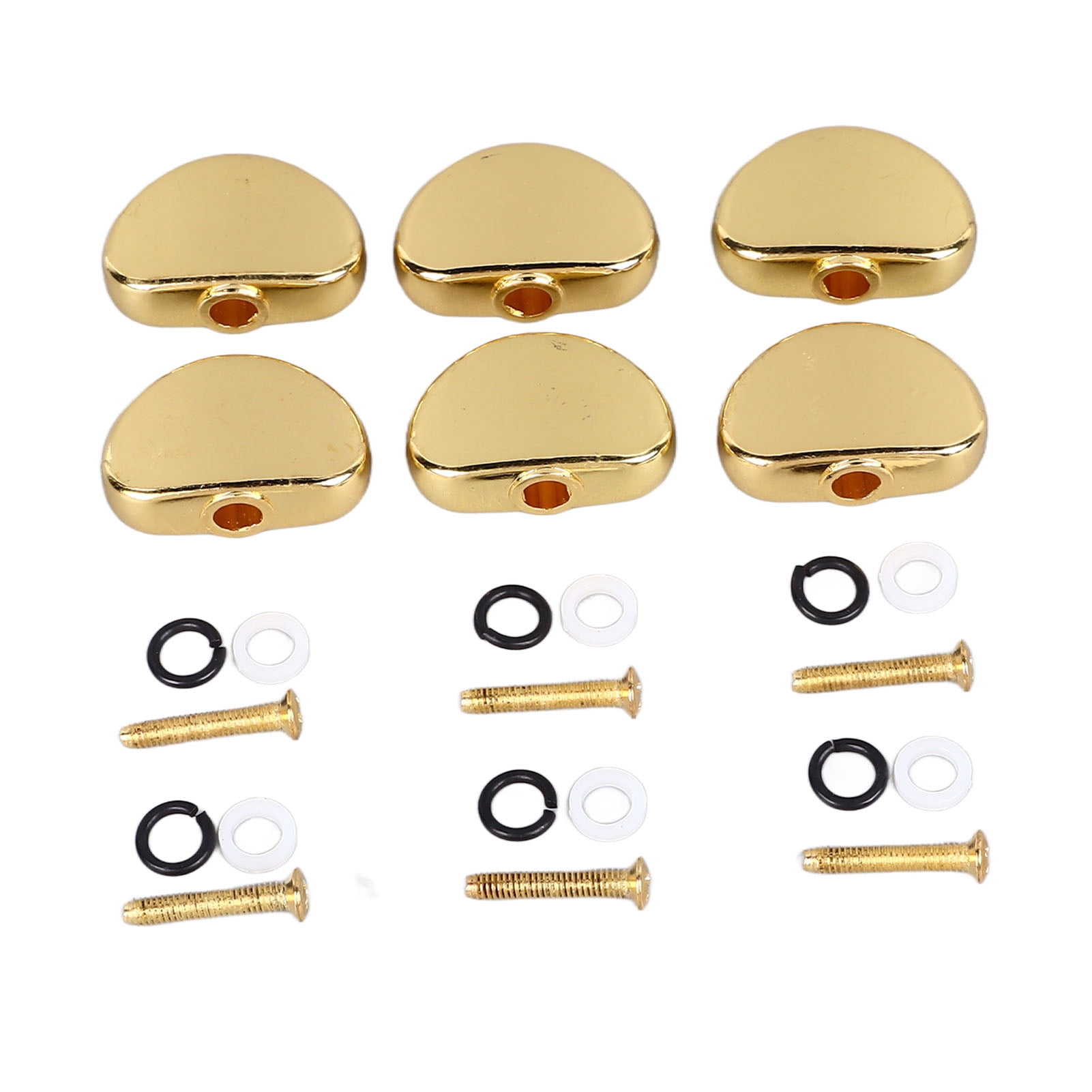 6Pcs Electric Guitar Tuning Peg Key Button Folk Guitar Tuning Peg
