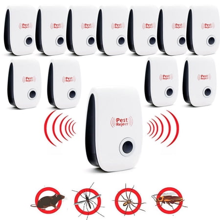 6Pcs Electronic Ultrasonic Pest Reject Mosquito Cockroach Mouse Killer Repeller