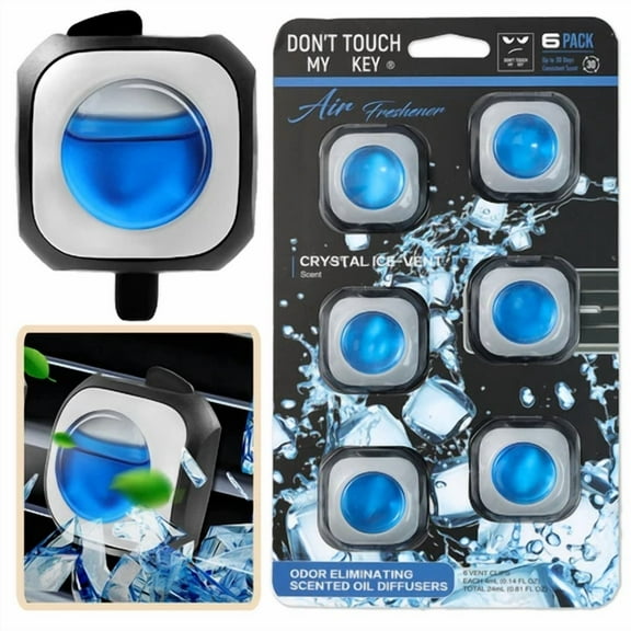6Pcs Essential Oil Diffuser Scent Air Vent Clip Freshener Aromatherapy Outlet Us