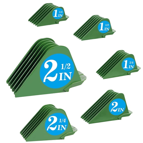 6Pcs Extra Long Clipper Guards Compatible with Wahl, 1.25"-2.5" Universal Hair Clipper Guide Combs