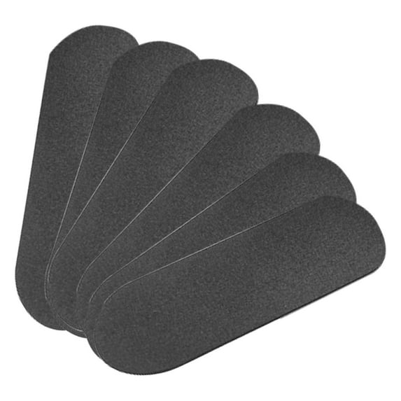 6Pcs Fingerboard Grip Tape Non Skid Fingerboards Parts for Finger Skateboard 33x98mm Black