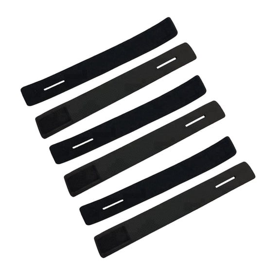 6Pcs Fishing Rod Belt Stretchy Fishing Rod Wrap Strap Elastic Rod Tie Fishing Rod Strap Adjustable Fishing Rod Tie