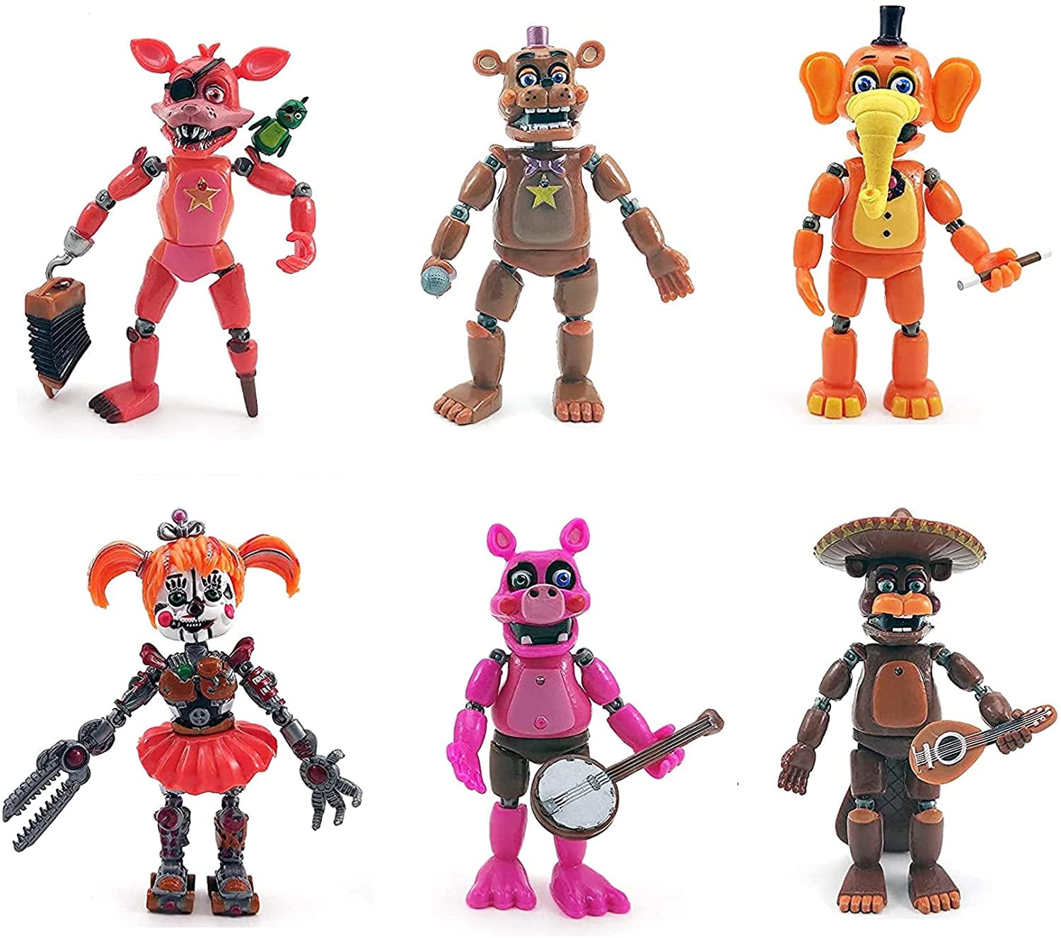 Wanwan 8Pcs Five Nights at Freddy's FNAF Funko Mini Action Figures