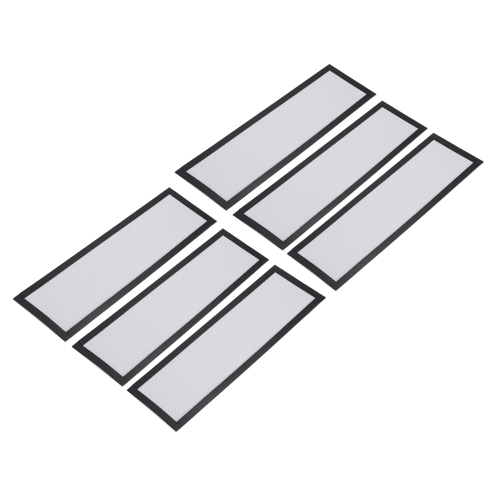 6Pcs Floor Vent Covers, 12"x4" Magnetic Floor Register Air Vent Screen, White