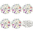 thumbnail image 1 of 6Pcs Flower Rhinestone Buttons Sew on Clothing Buttons Crystal Embellishments Rhinestone Shank Buttons with 1-Hole Rhinestone Decorative Button for Crafts Wedding Party Clothes Crystal AB, 1 of 9