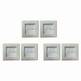 thumbnail image 1 of 6Pcs Flush Brush Wall Plate Brush Single 1 Gang Wall Outlet Cable Entry Plate Tidy Mount Face Plate Wall Plate White,6 x Flush Brush Wall Plate 12 x Mounting screws,White, 1 of 4