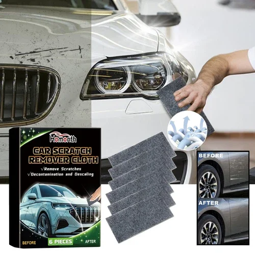 6Pcs For Car Scratches Nano Magic Cloth Scratch Remover Hot Nice Sales