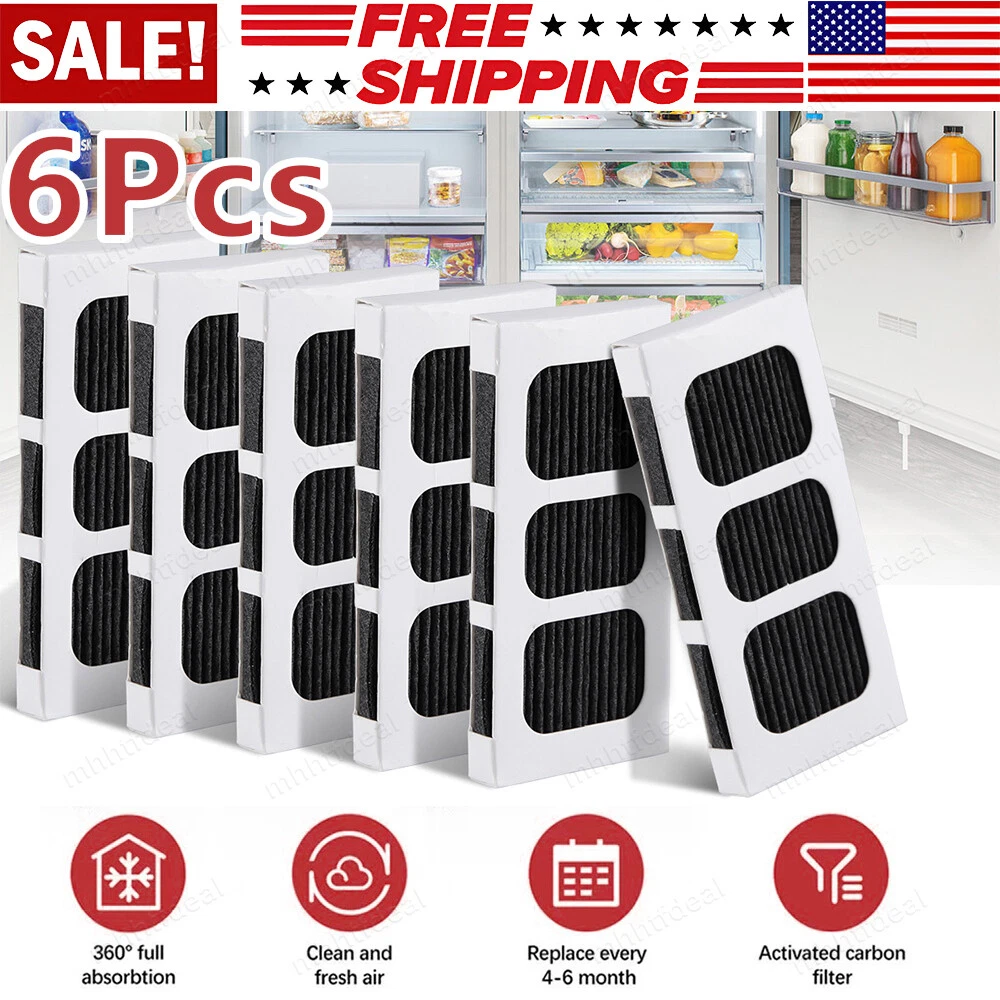 6Pcs Frigidaire Pure Air Ultra Ii Paul Tra2 Replacement Refrigerator Air Filter