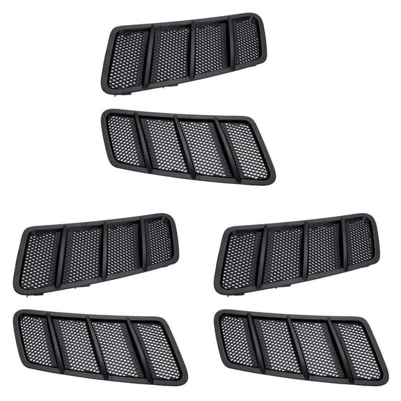 6Pcs Front Hood Vent Grille Air Flow Intake Hood for W166 GL350 GL450 GL550 ML ML350 ML550 2012-2015