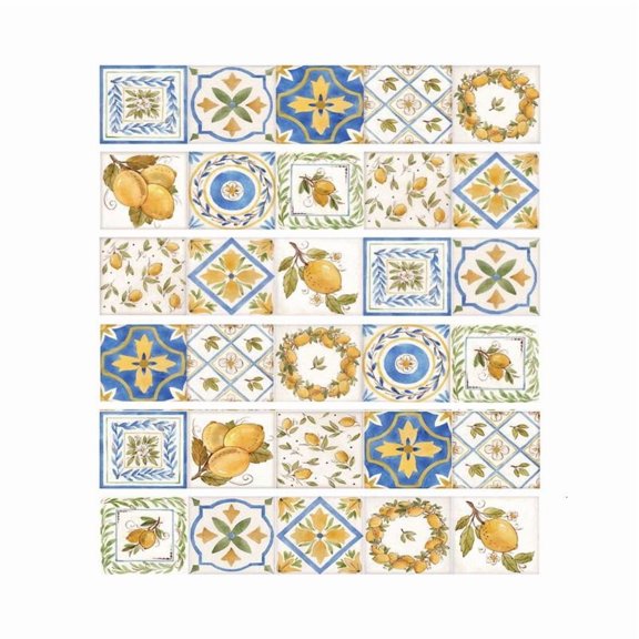 6Pcs Fruit Tile Floor Stair Sticker PVC Waterproof Mural Decals Art Wallpaper