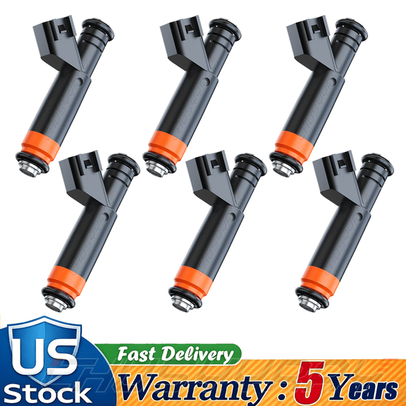 6Pcs Fuel Injector for 1999-2002 Ford E250 Econoline Base new FJ460