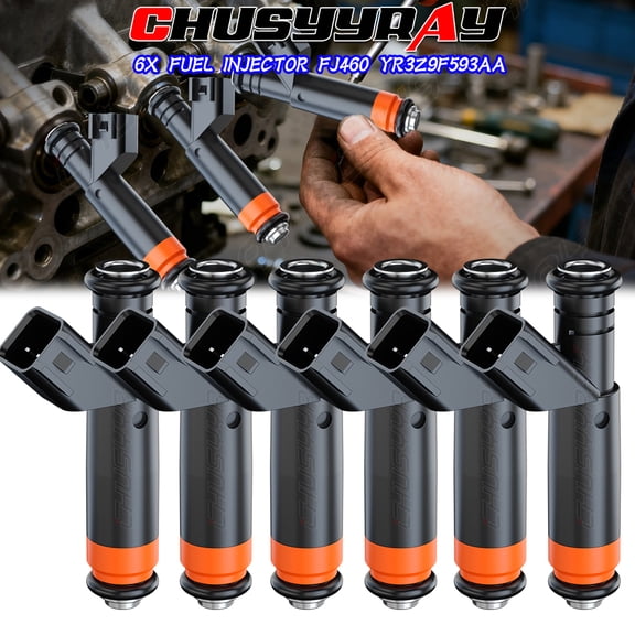 6Pcs Fuel Injector for Ford F150 E-150 4.2L V6 2000-2004 new FJ460
