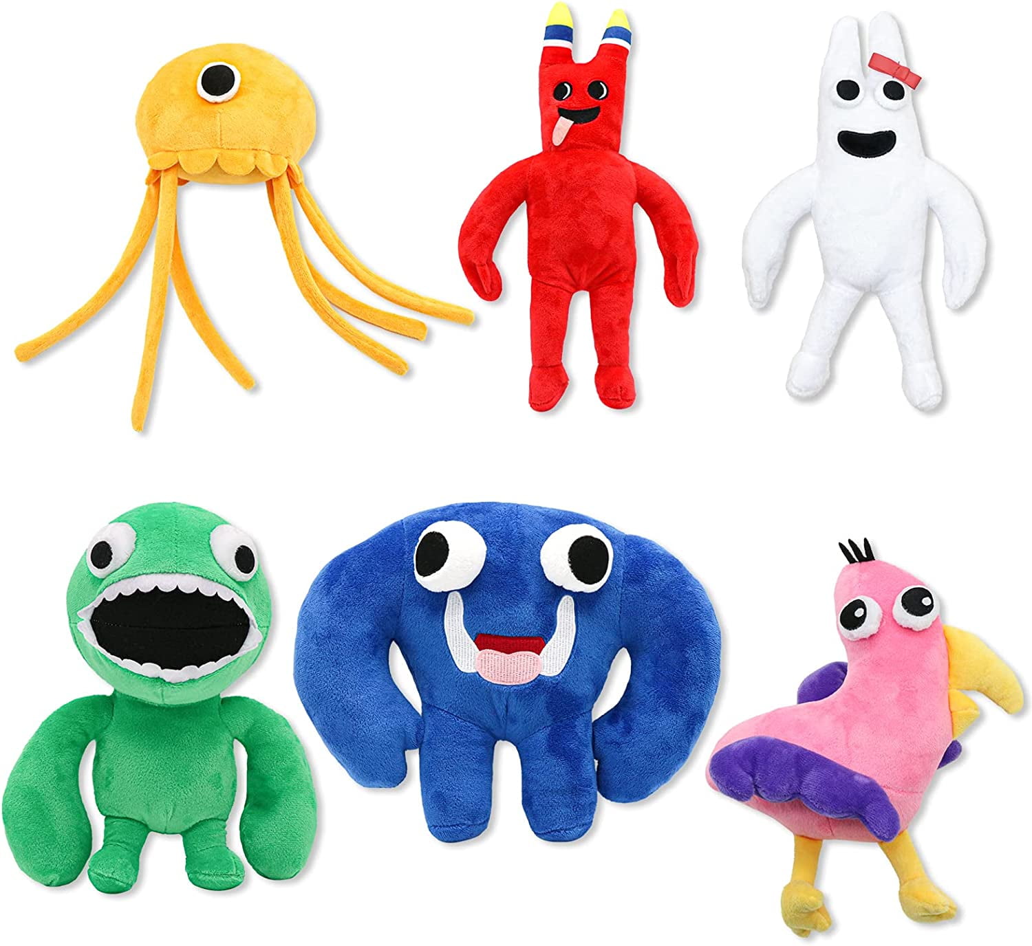 6Pcs Garten of Banban Plush, Cute Horror Game Series Plushies Figures ...