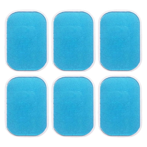 6Pcs Gel Pads for Abs Stimulator Replacement Gel Sheet for Abdominal Belts Muscle Trainer Toner Workout Accessory