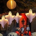 thumbnail image 1 of 6Pcs Ghosts String Led Lights Halloween Decorations, 19.6" Hanging Ghost Night Lights Party Decorations, Light Sets Glowing in the Dark Collectibles, Horror Led Lights for Home, 1 of 4