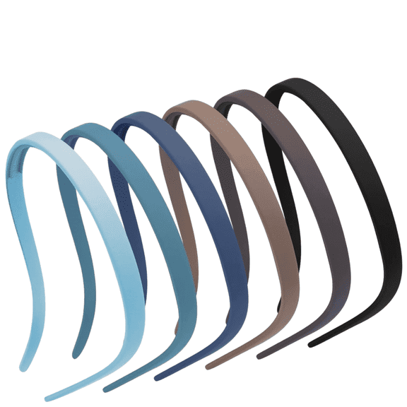 6Pcs Glasses Friendly Headbands for Women No Pressure Square Sunglasses Headband Non Slip Teeth Hairbands Pain Free Comfort Fit Hair Loops
