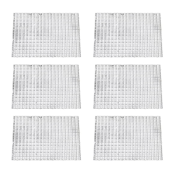 6Pcs Grids Bottom Isolate Tray Aquariums Divider Tray Fish Tanks EggCrate Light Diffuser Divider Filter AquaticSupply